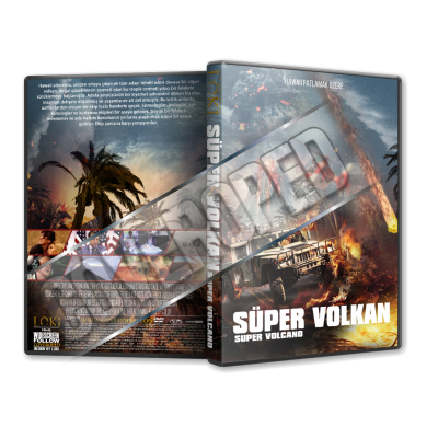 Super Volcano - 2022 Türkçe Dvd Cover Tasarımı